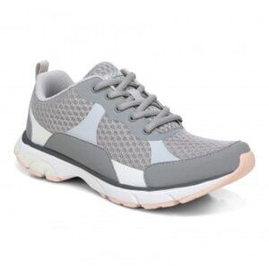 Vionic Dashell Women's Lace Up Athletic Walking Shoe - Gray - Size 10